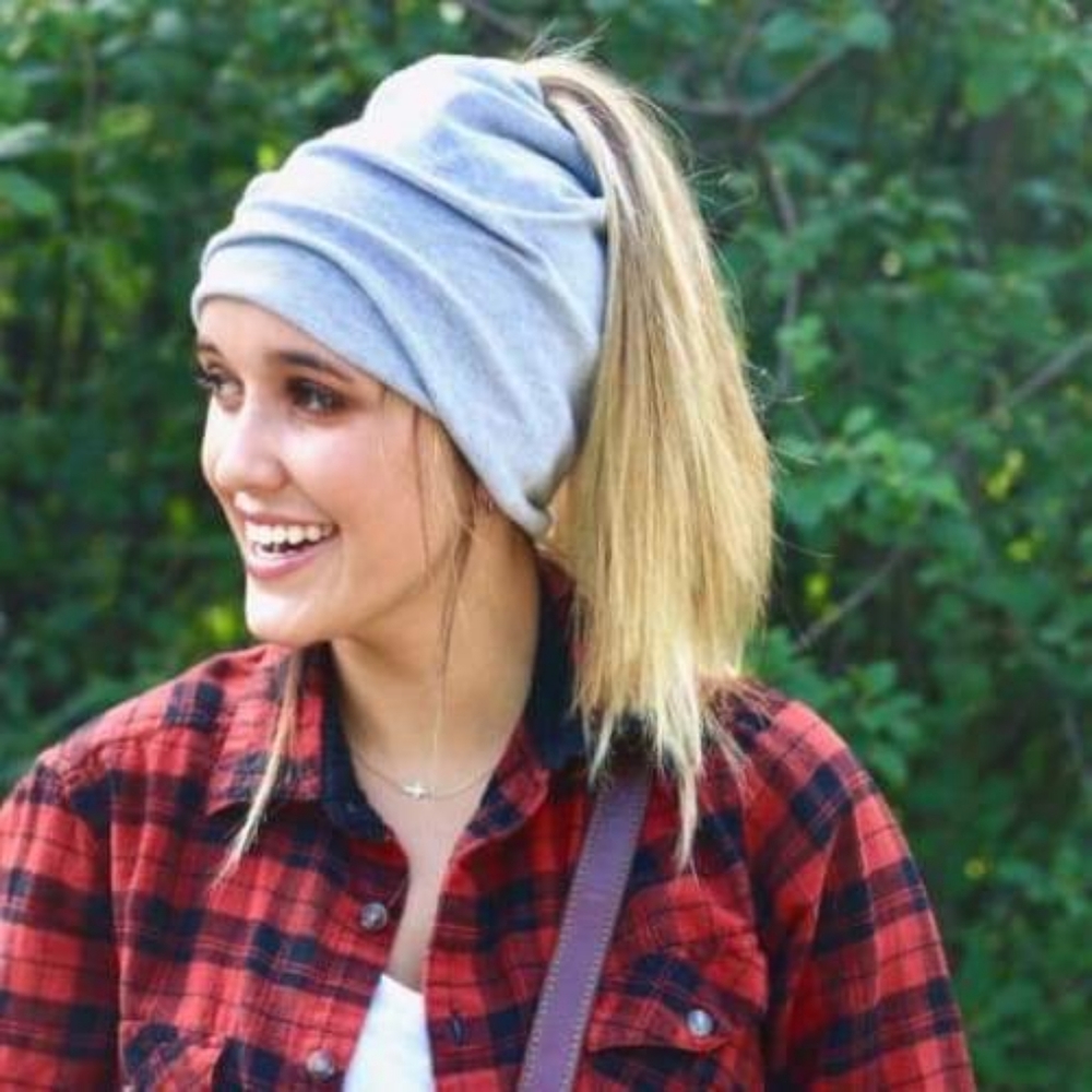 Ponytail/Messy Bun Beanie